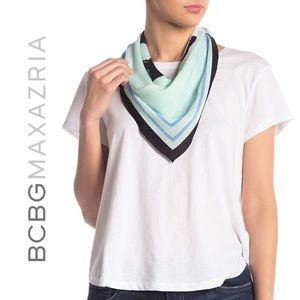 ⬇️ BCBG Babe Bandana Mint Green Neck Scarf